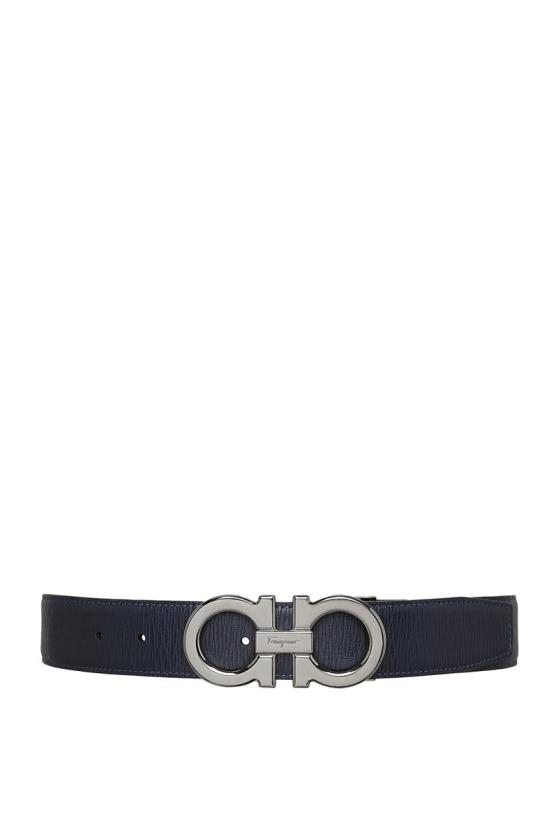 26SS 살바토레 페라가모 가죽 벨트 679710 746507 DEEP OCEAN BLACK DOM