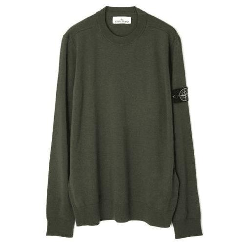  스톤 아일랜드 울 크루넥 니트 7915510C4 V0058 OLIVE DOM