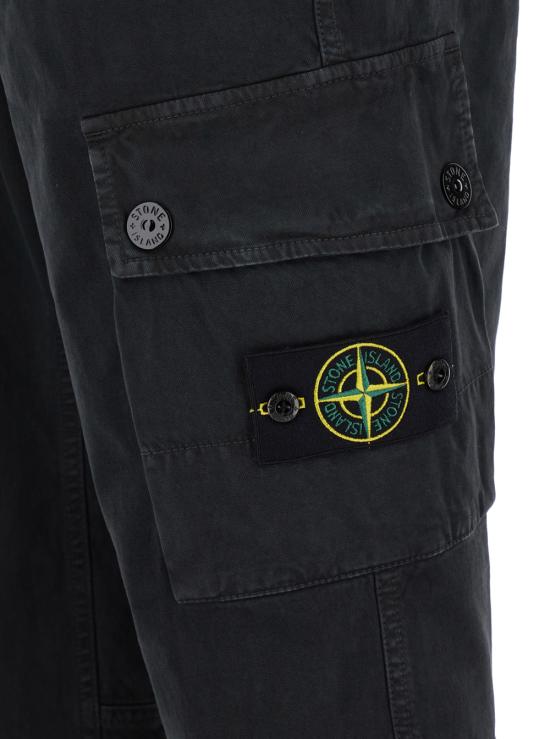  스톤 아일랜드 카고 팬츠 8115303L1A0129 BLACK DOM - STONE ISLAND