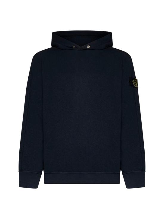  스톤 아일랜드 후드 티셔츠 801565860V0020 NAVY BLUE DOM