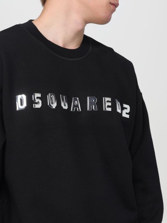  디스퀘어드2 긴팔 티셔츠 S71GU0690S25516900 BLACK DOM - DSQUARED2
