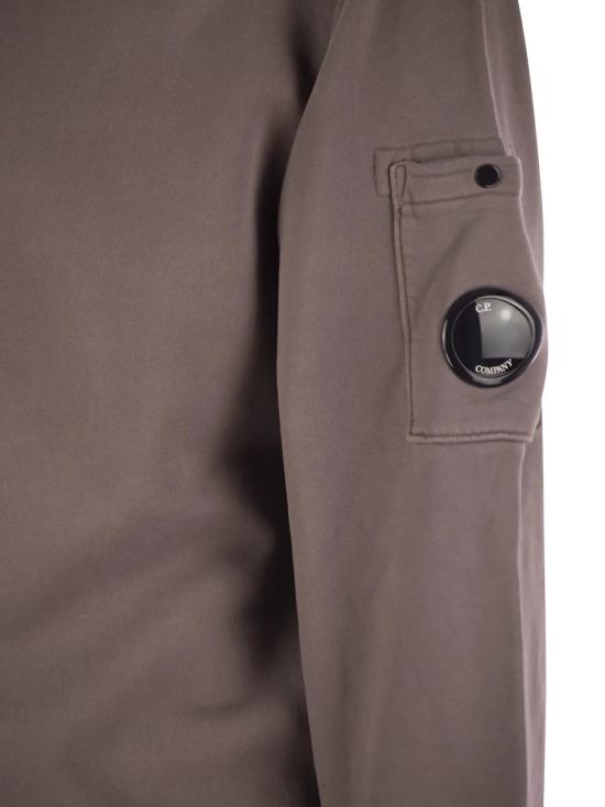  씨피 컴퍼니 긴팔 티셔츠 17CMSS060A006372R735 PURPLE DOVE DOM - C.P. COMPANY