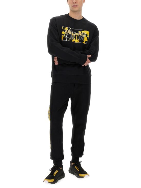  베르사체 긴팔 티셔츠 75GAIE01CF02E899 BLACK DOM - VERSACE