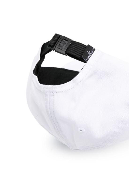  스톤 아일랜드 볼캡 801599661V0001 WHITE DOM - STONE ISLAND