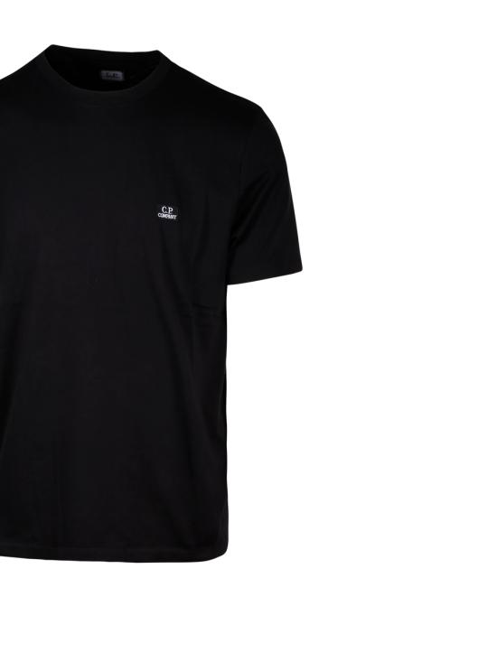  씨피 컴퍼니 반팔 티셔츠 16CMTS068A 005100W 999 BLACK DOM - C.P. COMPANY