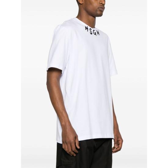  엠에스지엠 반팔 티셔츠 3640MM11824700201 WHITE DOM - MSGM