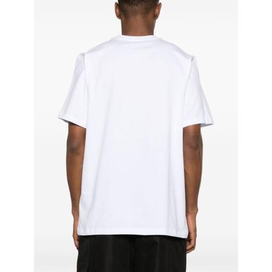  엠에스지엠 반팔 티셔츠 3640MM11824700201 WHITE DOM - MSGM