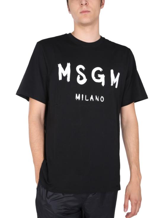 25SS 엠에스지엠 반팔 티셔츠 2000MM51020000299 BLACK DOM - MSGM