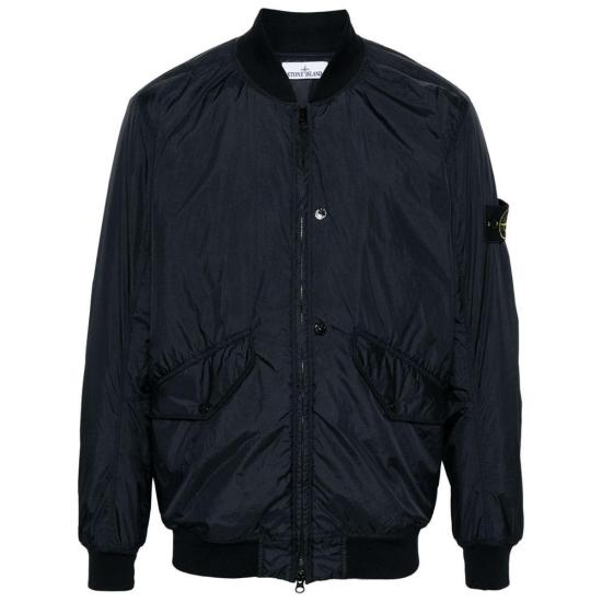  스톤 아일랜드 40923 크링클랩스 R-NY 윈드 레지스턴트 봄버 자켓 811540923V0020 NAVY DOM