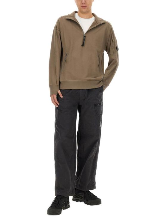  씨피 컴퍼니 긴팔 티셔츠 17CMSS027A005086W359 WALNUT DOM - C.P. COMPANY