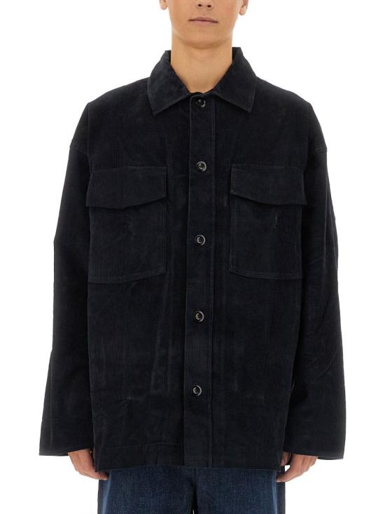  마가렛호웰 긴팔 셔츠 MHSH0510A24MBLBLK BLACK DOM