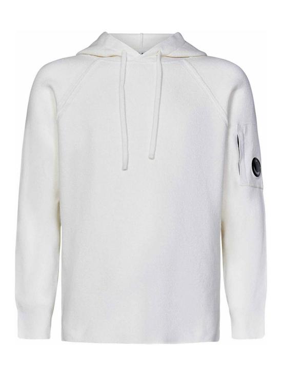  씨피 컴퍼니 후드 티셔츠 17CMKN149A110149A103 GAUZE WHITE DOM