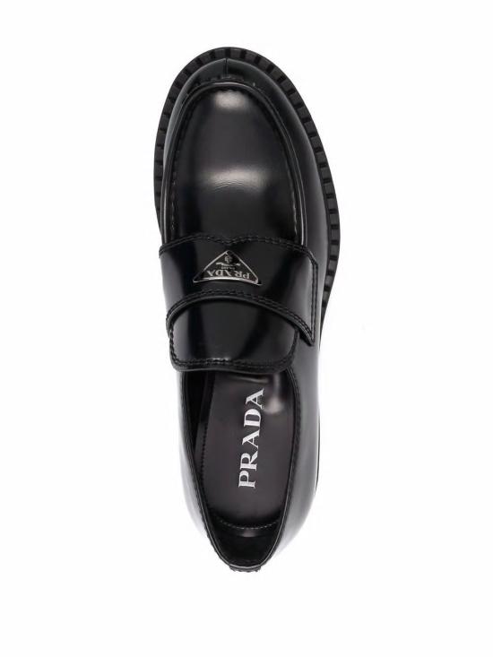 25FW 프라다 로퍼 2DE127055F0002 BLACK DOM - PRADA