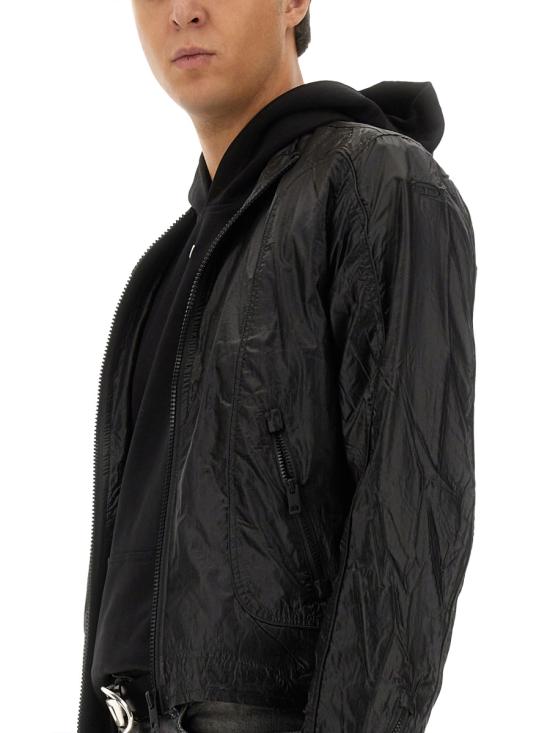  디젤 가죽 자켓 A144100NKBK9XX BLACK DOM - DIESEL