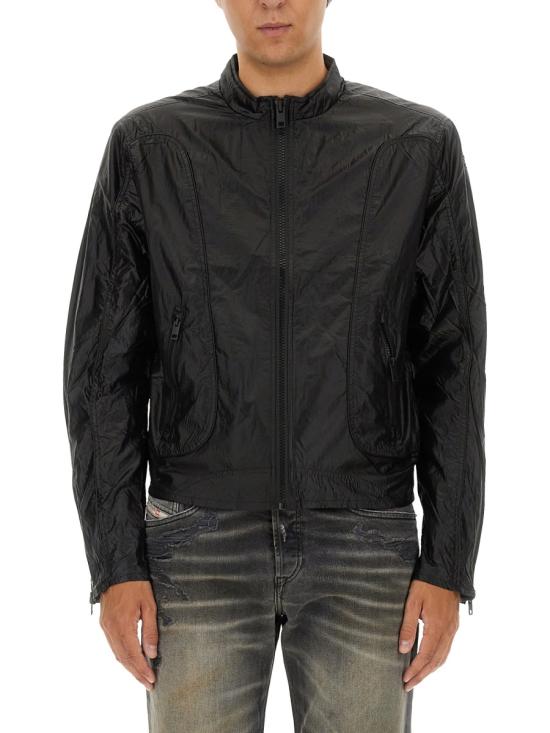  디젤 가죽 자켓 A144100NKBK9XX BLACK DOM