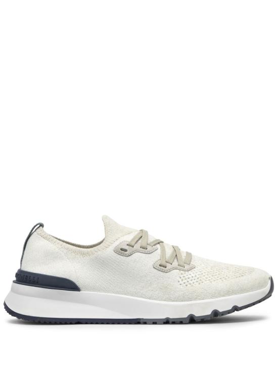 26FW 브루넬로 쿠치넬리 시네 니트 러너 MZUKISO250 CW751 PANAMA DOM - BRUNELLO CUCINELLI