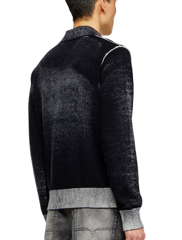  디젤 긴팔 티셔츠 A148490BEAR9XX BLACK DOM - DIESEL