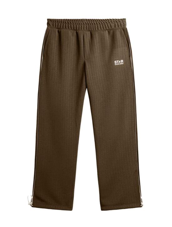  골든구스 트레이닝/조거 팬츠 GMP01964P00165335899 MILITARY GREEN PAPYRUS DOM