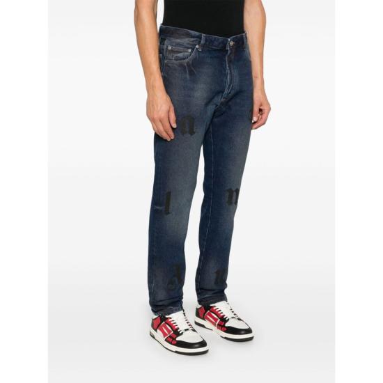  팜앤젤스 데님 팬츠 PMYA040F24DEN0024510 BLUE DOM - PALM ANGELS