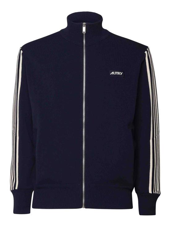  오트리 자켓 JAPM24KB KNIT BLUE DOM