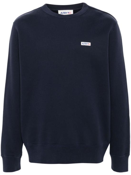  오트리 긴팔 티셔츠 SWPM 01JB JERSEY BLUE DOM