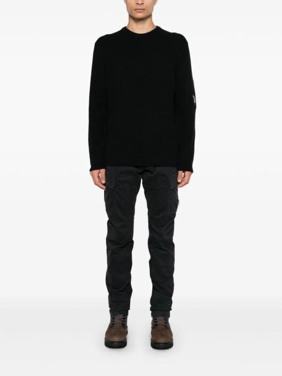  씨피 컴퍼니 스트레이트 팬츠 17CMPA186A 005529G 995 BLACK SAND DOM - C.P. COMPANY