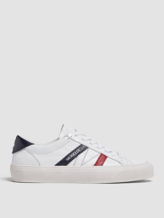  몽클레어 모나코 2 레더 스니커즈 4M00060M4496001 WHITE DOM