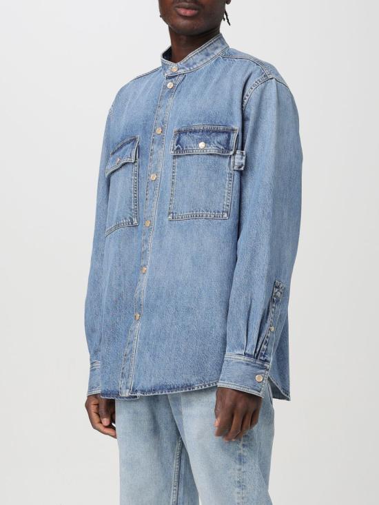  보테가베네타 데님 셔츠 790667V42W04715 BLUE DOM - BOTTEGA VENETA