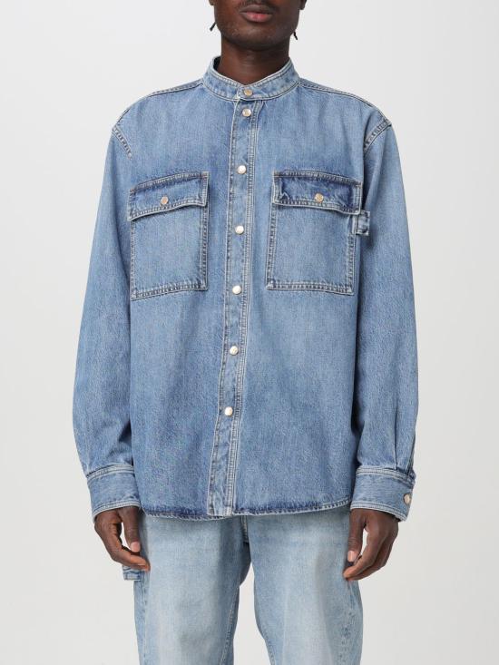  보테가베네타 데님 셔츠 790667V42W04715 BLUE DOM