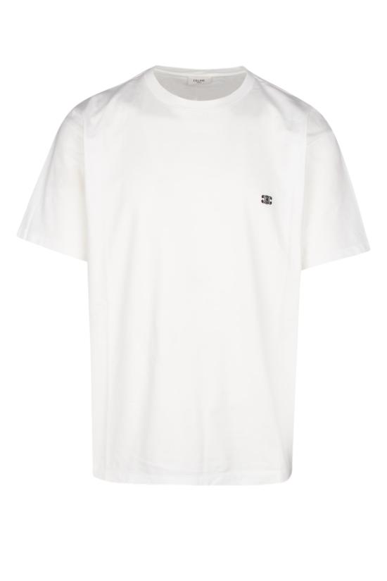  셀린느 반팔 티셔츠 2X04I671Q01OB OFF WHITE BLACK DOM