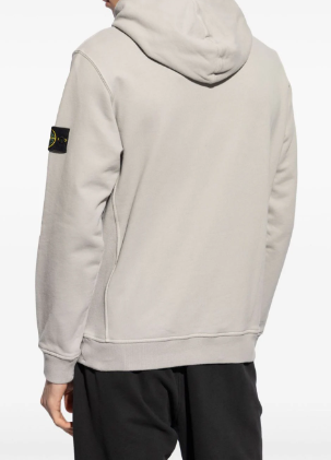  스톤 아일랜드 후드 티셔츠 811560820V0060 GRAY DOM - STONE ISLAND