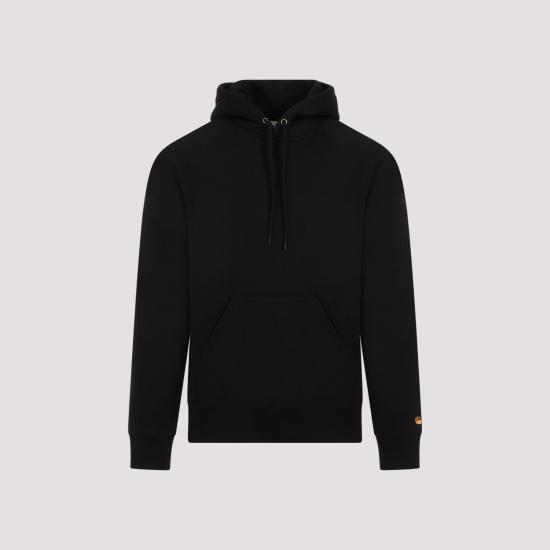 26FW 칼하트 WIP 체이스 후드 티셔츠 I033661 00FXX BLACK GOLD DOM