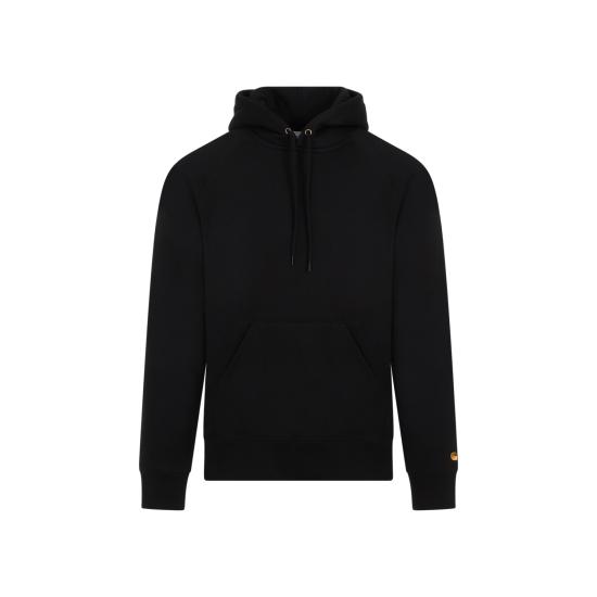 26FW 칼하트 WIP 체이스 후드 티셔츠 I033661 00FXX BLACK GOLD DOM - CARHARTT WIP