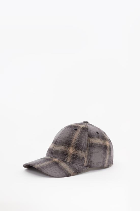  아워레가시 볼캡 A4248BDG OYSTER CHECK HAIRY FLANNEL DOM - OUR LEGACY