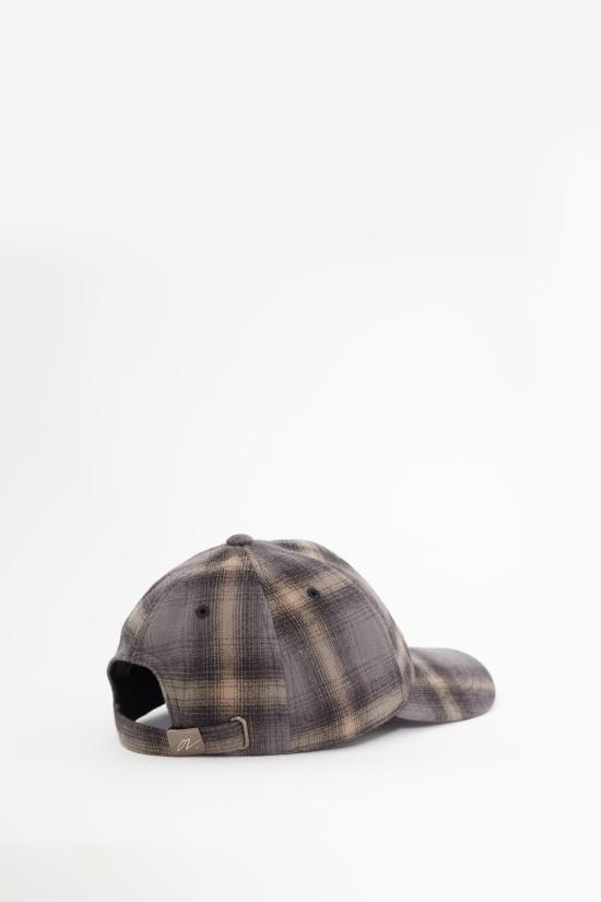  아워레가시 볼캡 A4248BDG OYSTER CHECK HAIRY FLANNEL DOM - OUR LEGACY