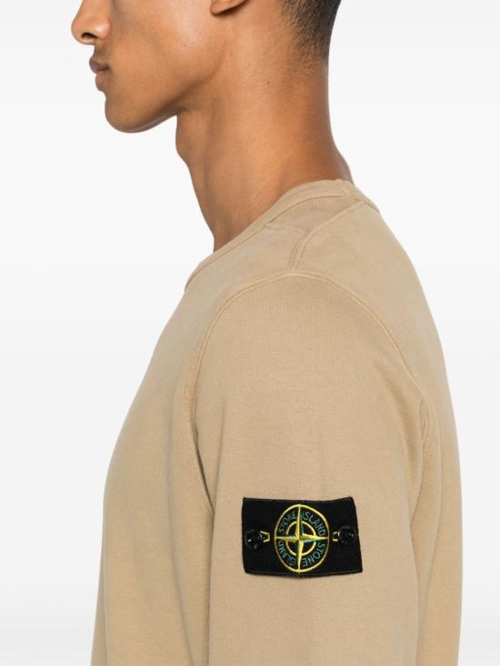  스톤 아일랜드 긴팔 티셔츠 811562420V0094 BISCUIT DOM - STONE ISLAND