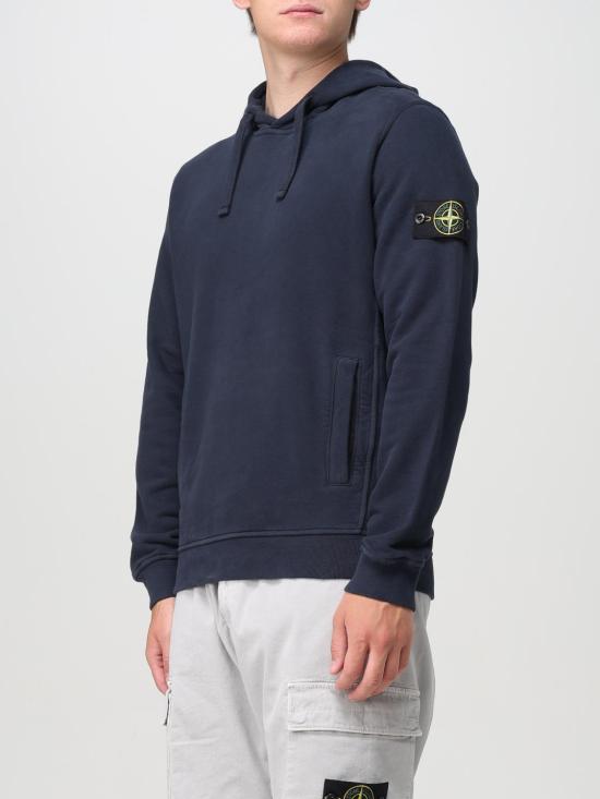  스톤 아일랜드 후드 티셔츠 811560820V0020 NAVY DOM - STONE ISLAND