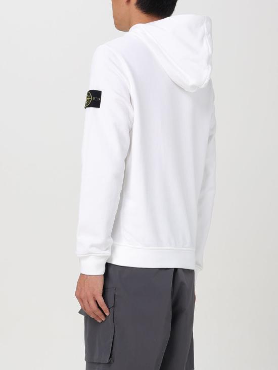 스톤 아일랜드 후드 티셔츠 811560820V0001 WHITE DOM - STONE ISLAND