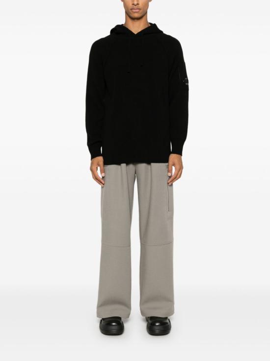  씨피 컴퍼니 후드 티셔츠 17CMKN149A110149A999 BLACK DOM - C.P. COMPANY