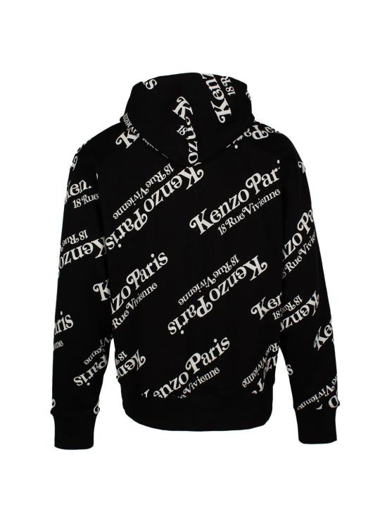  겐조 후드 티셔츠 FE58SW0074MG99J BLACK DOM - KENZO