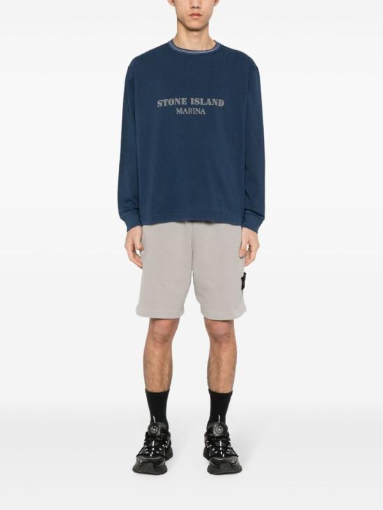 스톤 아일랜드 긴팔 티셔츠 8015206X4V0127 ROYAL BLUE DOM - STONE ISLAND