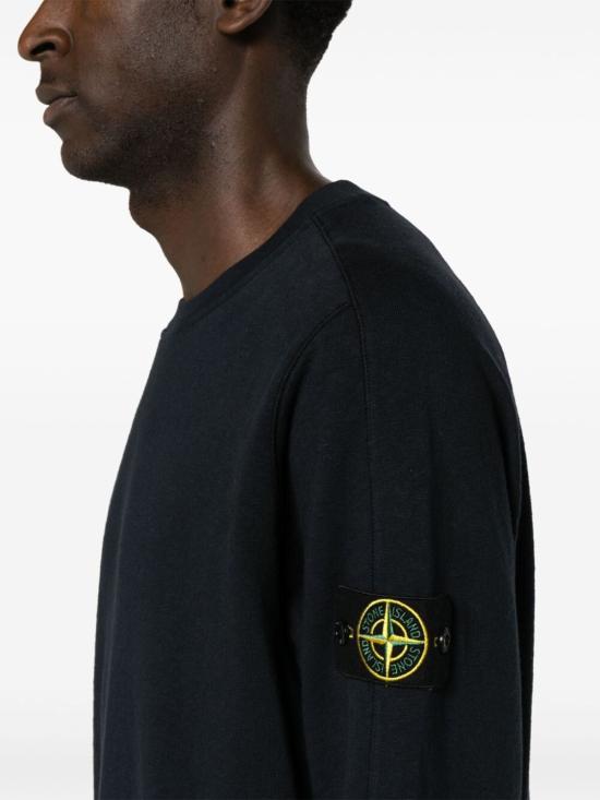  스톤 아일랜드 66060 올드 이펙트 스웨트셔츠  801566060V0020 NAVY BLUE DOM - STONE ISLAND