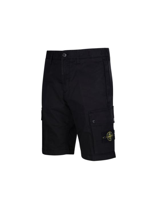  스톤 아일랜드 숏팬츠 8015L1110A0029 BLACK DOM - STONE ISLAND