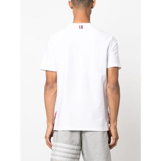 25SS 톰브라운 반팔 티셔츠 MJS252AJ0138100 WHITE DOM - THOM BROWNE