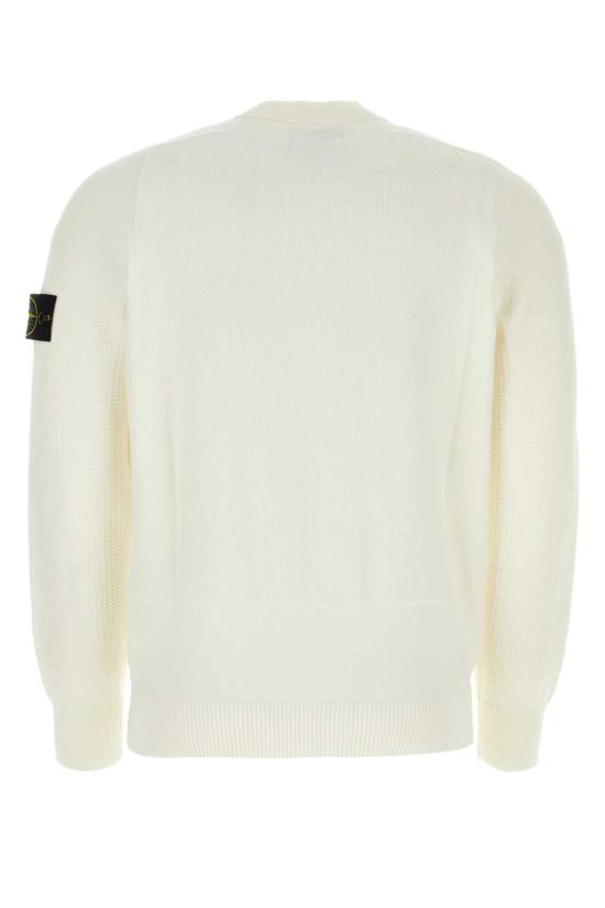  스톤 아일랜드 스웨터 8015536B4V0001 WHITE DOM - STONE ISLAND