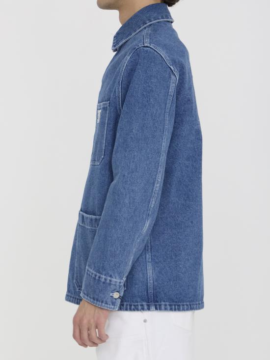  디올 데님 자켓 493D498A383X585 BLUE DOM - DIOR