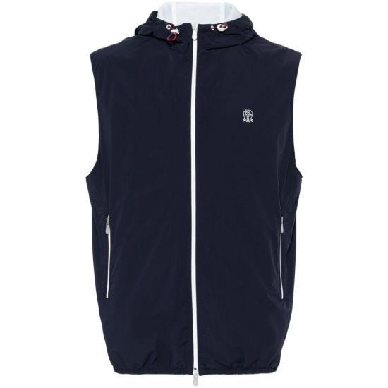  브루넬로 쿠치넬리 베스트 MM40A7450GCFK59 NAVY DOM