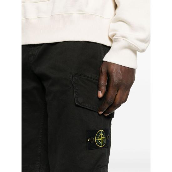  스톤 아일랜드 숏팬츠 8015L1204A0129 BLACK DOM - STONE ISLAND