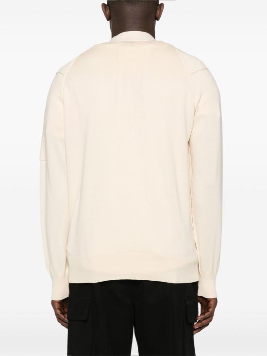  씨피 컴퍼니 가디건 16CMKN054A004037A402 PISTACHIO SHELL DOM - C.P. COMPANY