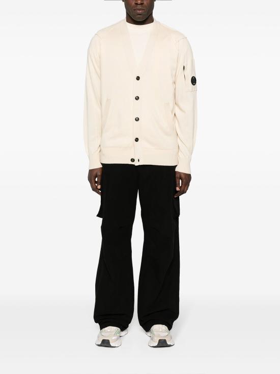  씨피 컴퍼니 가디건 16CMKN054A004037A402 PISTACHIO SHELL DOM - C.P. COMPANY